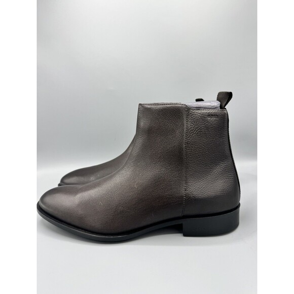 Hugo Boss BOSS by Hugo Boss Men\'s Colby Zip Boots, Dark Brown, Size 9 main image 5